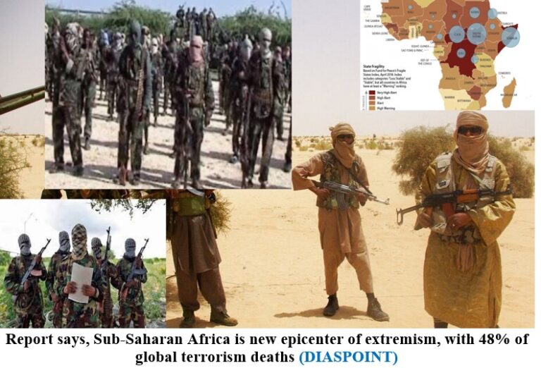 Sub-Saharan Africa is new epicenter of extremism, with 48% of global terrorism deaths – Report