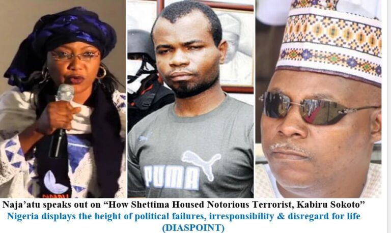 Naja’atu speaks out on “How Shettima Housed Notorious Terrorist, Kabiru Sokoto”