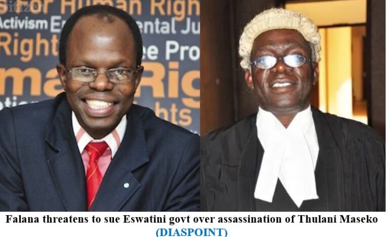 Falana threatens to sue Eswatini govt over assassination of Thulani Maseko