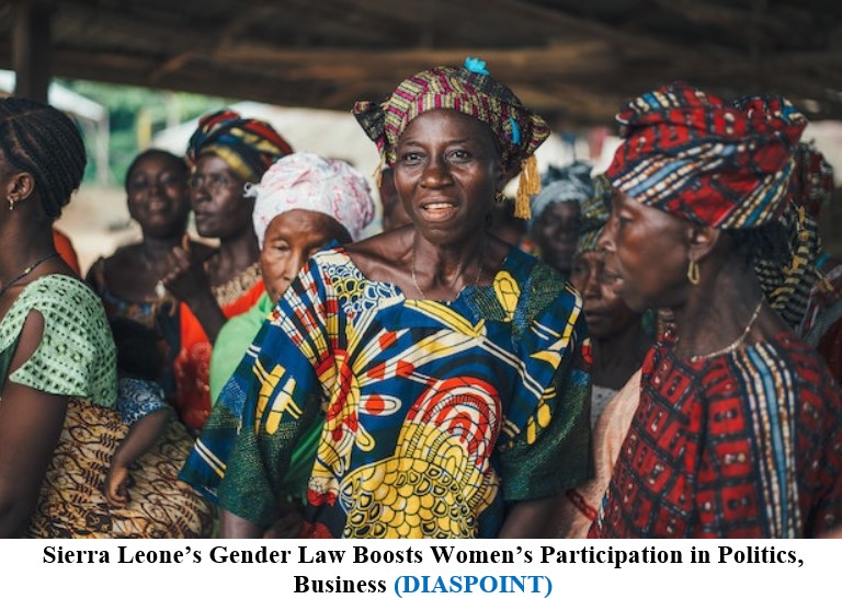 Sierra Leone’s Gender Law Boosts Women’s Participation in Politics, Business