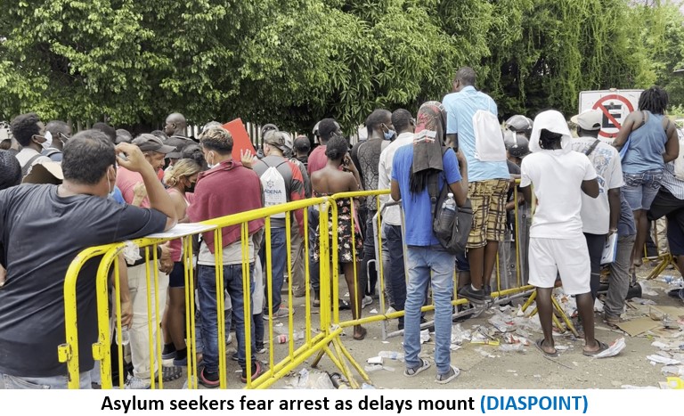 Asylum seekers fear arrest as delays mount