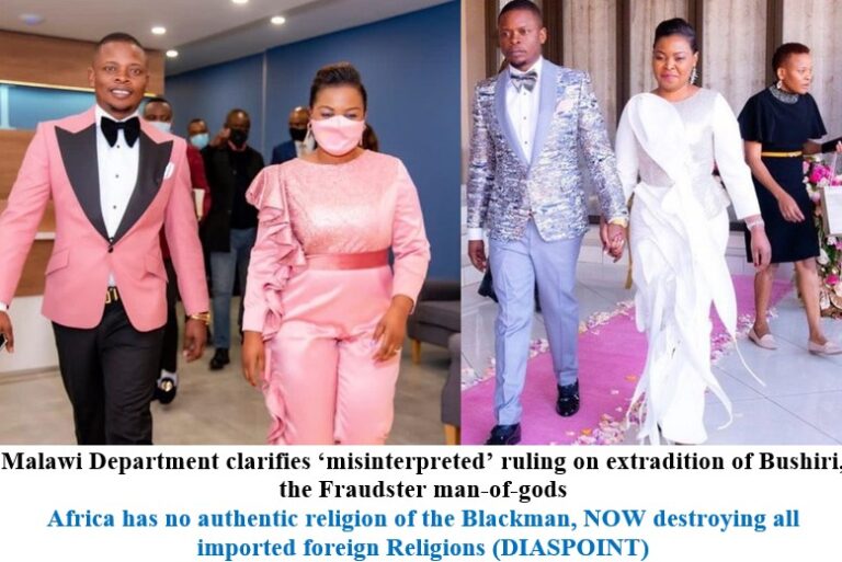 Malawi Department clarifies ‘misinterpreted’ ruling on extradition of Bushiri, the Fraudster man-of-gods