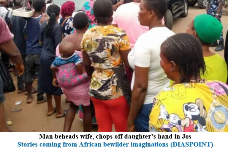 Man beheads wife, chops off daughter’s hand in Jos