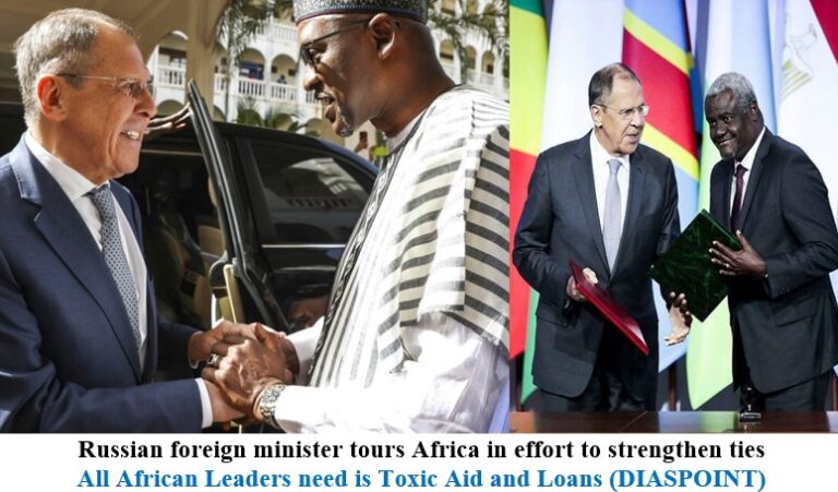 Russian foreign minister tours Africa in effort to strengthen ties