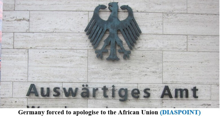 Germany forced to apologise to the African Union