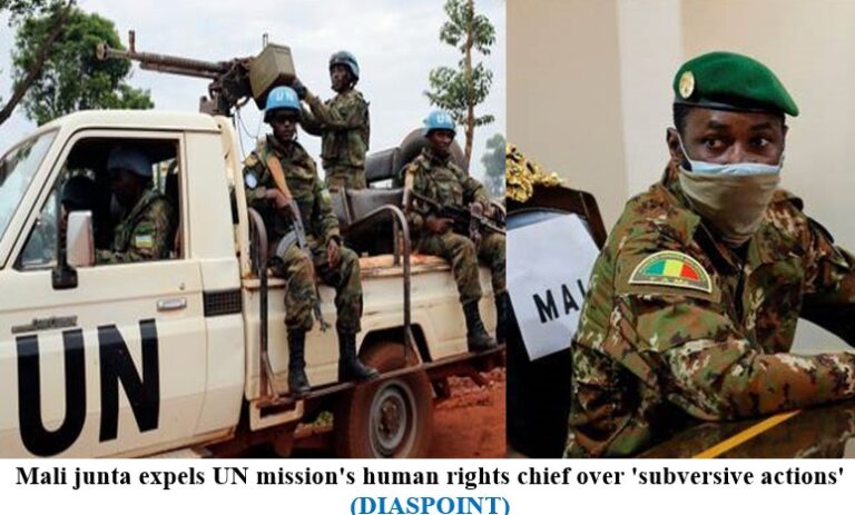 Mali junta expels UN mission’s human rights chief over ‘subversive actions’