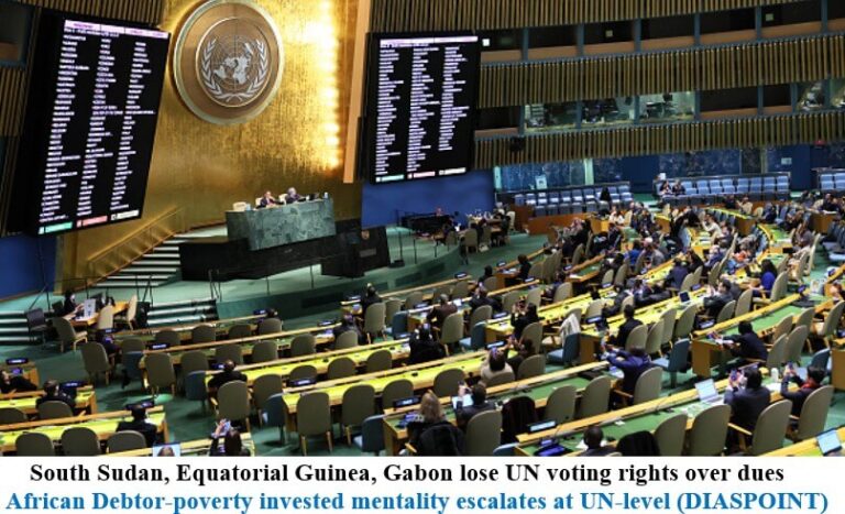 South Sudan, Equatorial Guinea, Gabon lose UN voting rights over dues