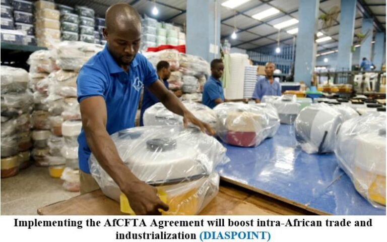 Implementing the AfCFTA Agreement will boost intra-African trade and industrialization